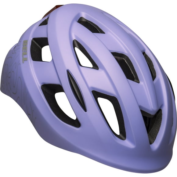Bell Sports Nixon Adult Lighted Bike Helmet Orchid Topography
