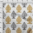 thumbnail image 2 of oneOone Polyester Lycra White Fabric Floral & Flying Swan Block Fabric For Sewing Printed Craft Fabric By The Yard 56 Inch Wide, 2 of 4