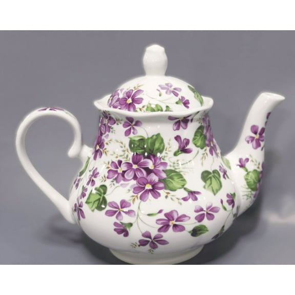 Palais Essentials 6-Cup Vintage Camille Rose Ceramic Large Capacity European Style Coffee Teapot