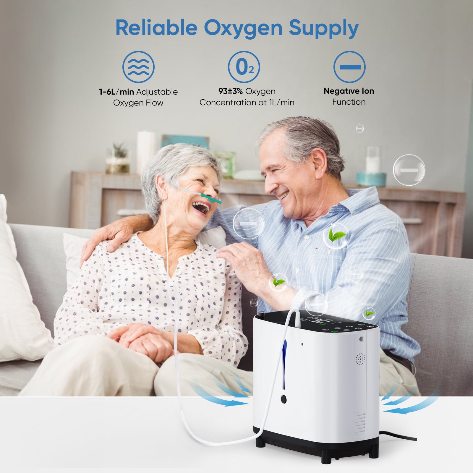 Portable Use L O2 Tube Machine, Home Use ConcentraTor Rugged Design Continuous W56