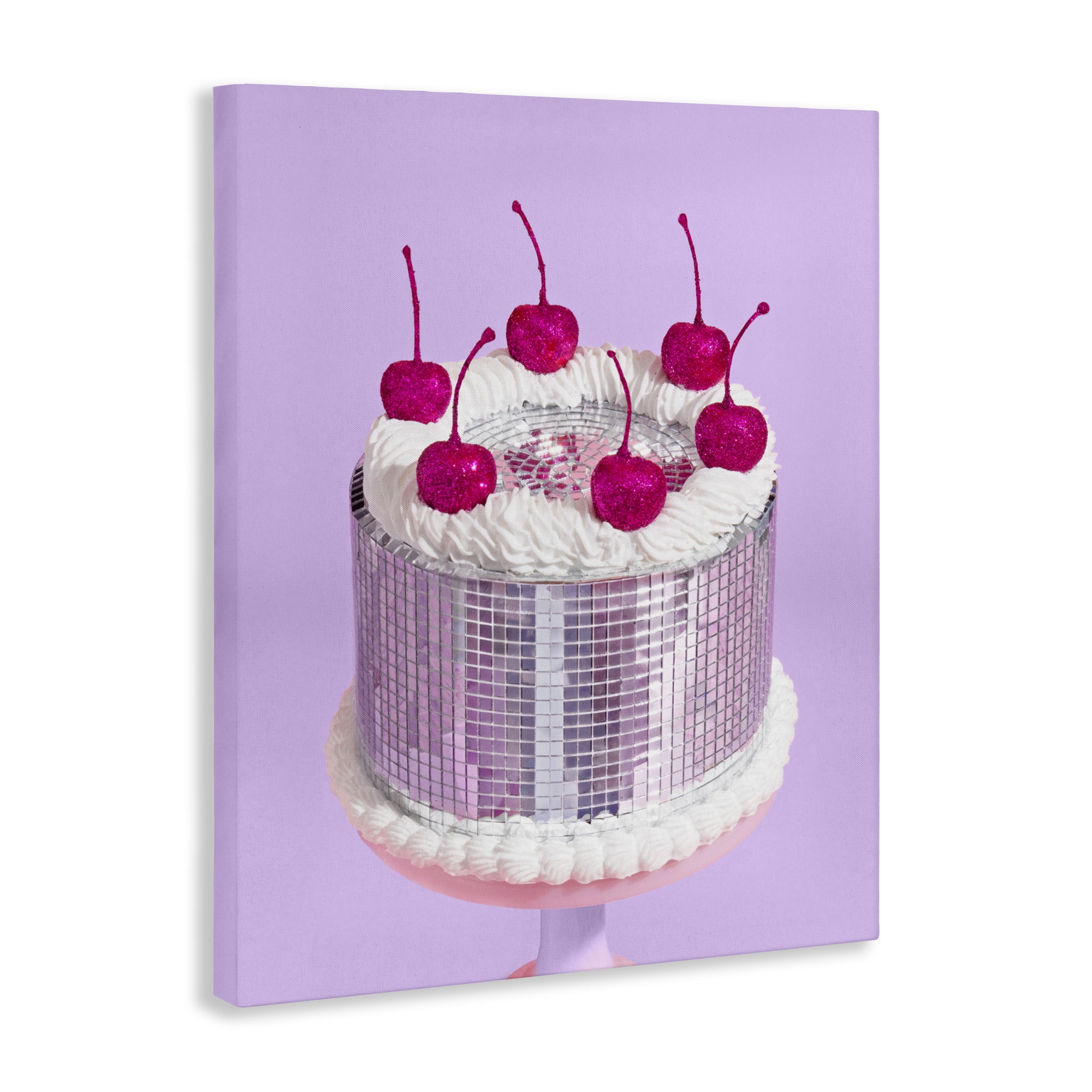 Stupell Industries Gleaming Disco Cake Canvas Wall Art, design by LISH Creative