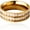 Yellow Gold, variant on 14K Gold Princess Cut Mossanite Ring, Hip-Hop Style Double-Row Ring, Double the Charm for Your Beloved,Fathers Day for Dad