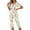 3, variant on Women 2 Piece Capri Sets Short Sleeve V Neck Tops and Capris Pants Floral Print Lounge Set Womens Pajama Sets Sale