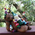 thumbnail image 2 of Patio creativo del oso pardo borracho de resina y el cazo enano, 2 of 5