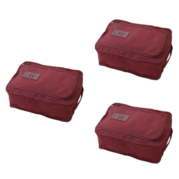 3 Pieces Shoe Storage for Maximum Durability Travel Shoes Bag