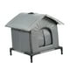 thumbnail image 5 of Casa para gatos al aire libre, suministros para mascotas, refugio elevado, resistente a la intemperie y con aislamiento para gatos callejeros. L, 5 of 8