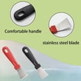 thumbnail image 4 of HonestMatter Cleaning Scraper, 5.7 Inch Stainless Steel Straight Blade with Handle, Multi-Purpose Metal Tool for Oven Stove Cooktop and Kitchen, Black, 1 Pack, 4 of 6