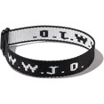 thumbnail image 1 of Pulsera deportiva unisex con letras jacquard WWJD, pulsera ajustable, 1 of 6