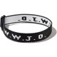 thumbnail image 1 of Pulsera deportiva unisex con estampado de letras en jacquard, 1 of 6