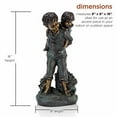 thumbnail image 3 of Alpine Corporation Boy Giving Piggyback Ride Statuary, 16 Inch Tall, 3 of 12
