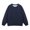 Navy Pullover, variant on Kvture Crewneck Sweatshirt for Men Fashion Long Sleeve Shirts Fleece Pullover Oversized Thick Sweater Teen Winter Clothes Navy Pullover S