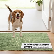 DGS Pet Products Dirty Dog Door Mat Medium Sage Hue 31" x 20" x 2"