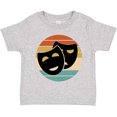 thumbnail image 3 of Inktastic Theater Masks Acting Gift Retro Sunset Boys or Girls Toddler T-Shirt, 3 of 5