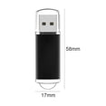 thumbnail image 4 of CW10029 Unidad de pulgar USB de alta velocidad Tapa transparente Aleación de zinc USB 2.0 Pen Jump Drive Ndcxsfigh  Para estrenar, 4 of 8