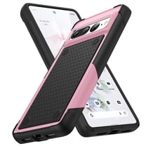 Dteck for Google Pixel 7 Pro Case, Heavy Duty Drop Protection Hybrid Silicone PC Shockproof Rugged Tough Protective Case for Google Pixel 7 Pro,Pink