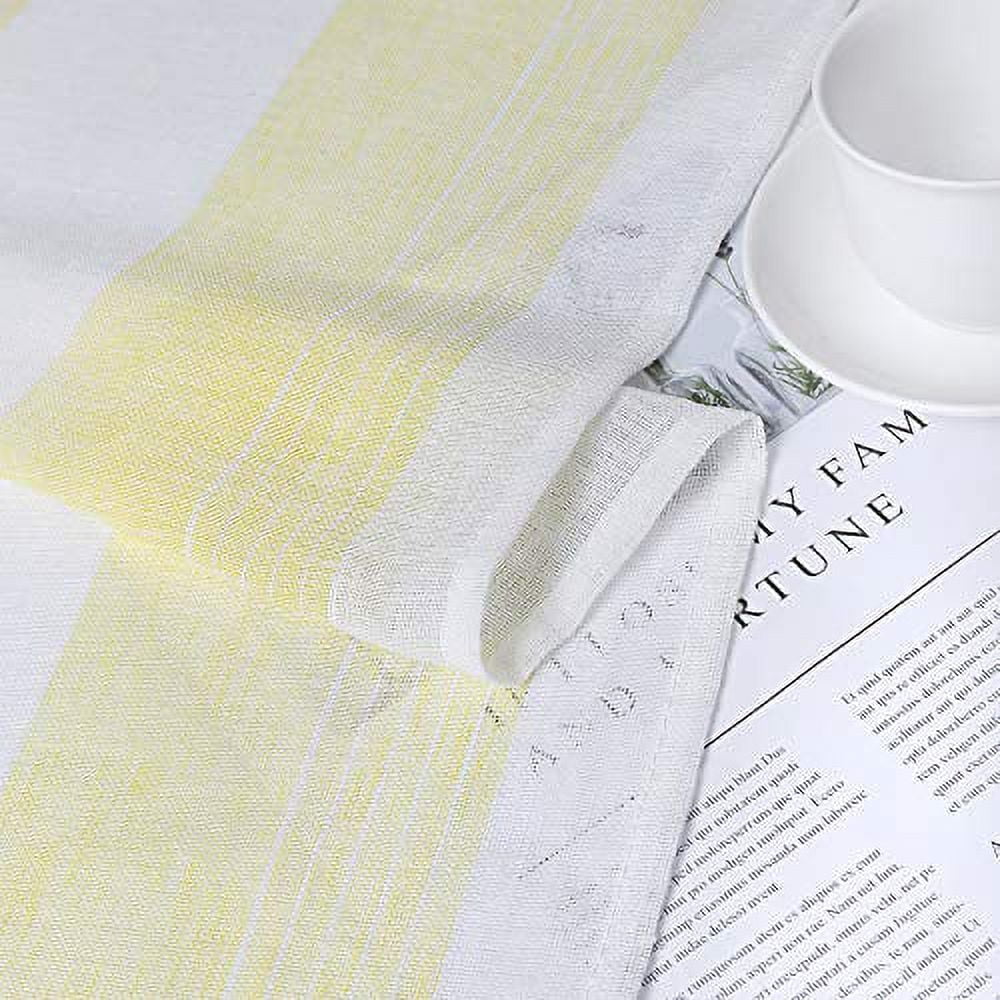 Cortinas Cortas Transparentes 91 Cm - Pack 2 Paneles, Poliéster, Bolsillo Barra, Cocina Baño