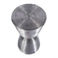 thumbnail image 3 of Butler Specialty Company Angelo Drum End Table - Polished Silver, 3 of 5