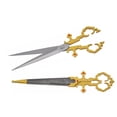 thumbnail image 1 of Wuu Jau H-6010-GD Renaissance Medieval Scissors Dagger, 11", Gold, 1 of 3