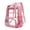 Pink, variant on Clear Backpack for School 17 inch Large Heavy Duty Stadium Approved Clear Bookbag, See Through Transparent Backpacks for Travel College Work