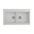 thumbnail image 3 of BOCCHI 1618-507-0126 Baveno Lux Undermount 33 Granite Kitchen Sink in Milk White, 3 of 7