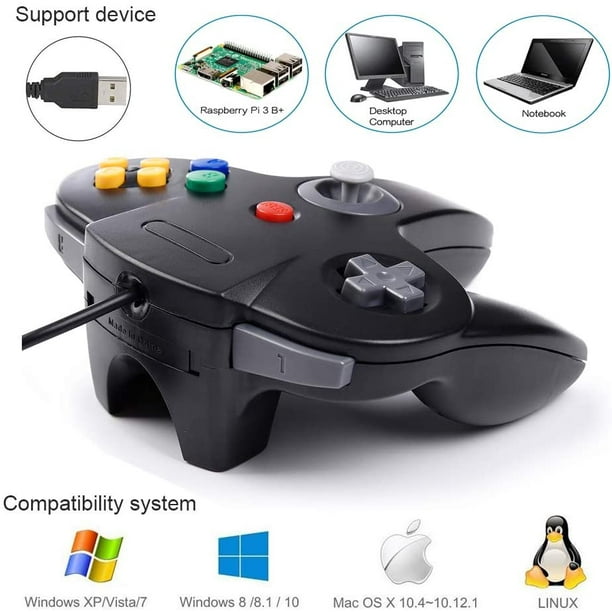 Controller For Pc Ps4 Games Classic N64 Controller, Retro N64