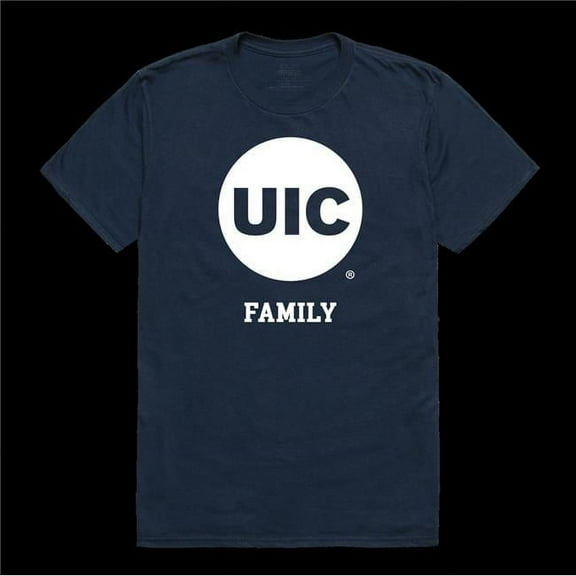 University of Illinois Chicago Flames Family T-Shirt, Navy - Large