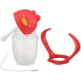 thumbnail image 2 of Lollaland Lollacup Bold Red Innovative Straw Sippy Cup, 2 of 5