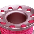 thumbnail image 3 of Carrete de dedo de aleación con cierre de acero inoxidable y alta visibilidad rosado, 3 of 9