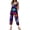 Z23-Purple1, variant on XINPING Halloween Overalls for Women, Sleeveless Spaghetti Strap Jumpsuit with Pockets, Ghost Pumpkin Print Wide Leg Baggy Romper, Adjustable Straps Fall Holiday Party Outfit 2026