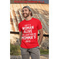 thumbnail image 3 of ShirtBANC Mens Aint A Woman Alive That Can Take My Mommas Place Shirt Legacy Tee, 3 of 5