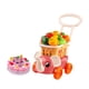 thumbnail image 4 of Carrito de compras para niños, carrito de supermercado de juguete, carrito de supermercado, juego de rol, corte Rosa roja, 4 of 9