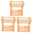 thumbnail image 4 of unbranded 3 pcs  Multi-function Kitchen Storage Rack Practical Double-layer Dish Draining Rack, 4 of 8