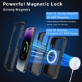 thumbnail image 4 of Funda MYBAT Maverick MagSafe Clip para iPhone 15 PRO MAX Negra con Mica, 4 of 9