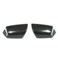2pcs Side Mirror Cover Carbon Fiber Color Wing Mirror Cap Replacement