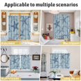 thumbnail image 5 of Navy Blue Starfish Kitchen Curtains Window Panels, Coastal Ocean Summer Sea Nautical Insulated Window Treatment Curtain, Grommet Curtains for Bedroom/Living Room/Bathroom, 2 Piece 52"Wx63"L, 5 of 8