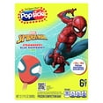thumbnail image 3 of Popsicle Spiderman Colors from Natural Sources Stawberry Blue Raspberry Lime Ice Cream Bars, 6 Count, 3 of 10