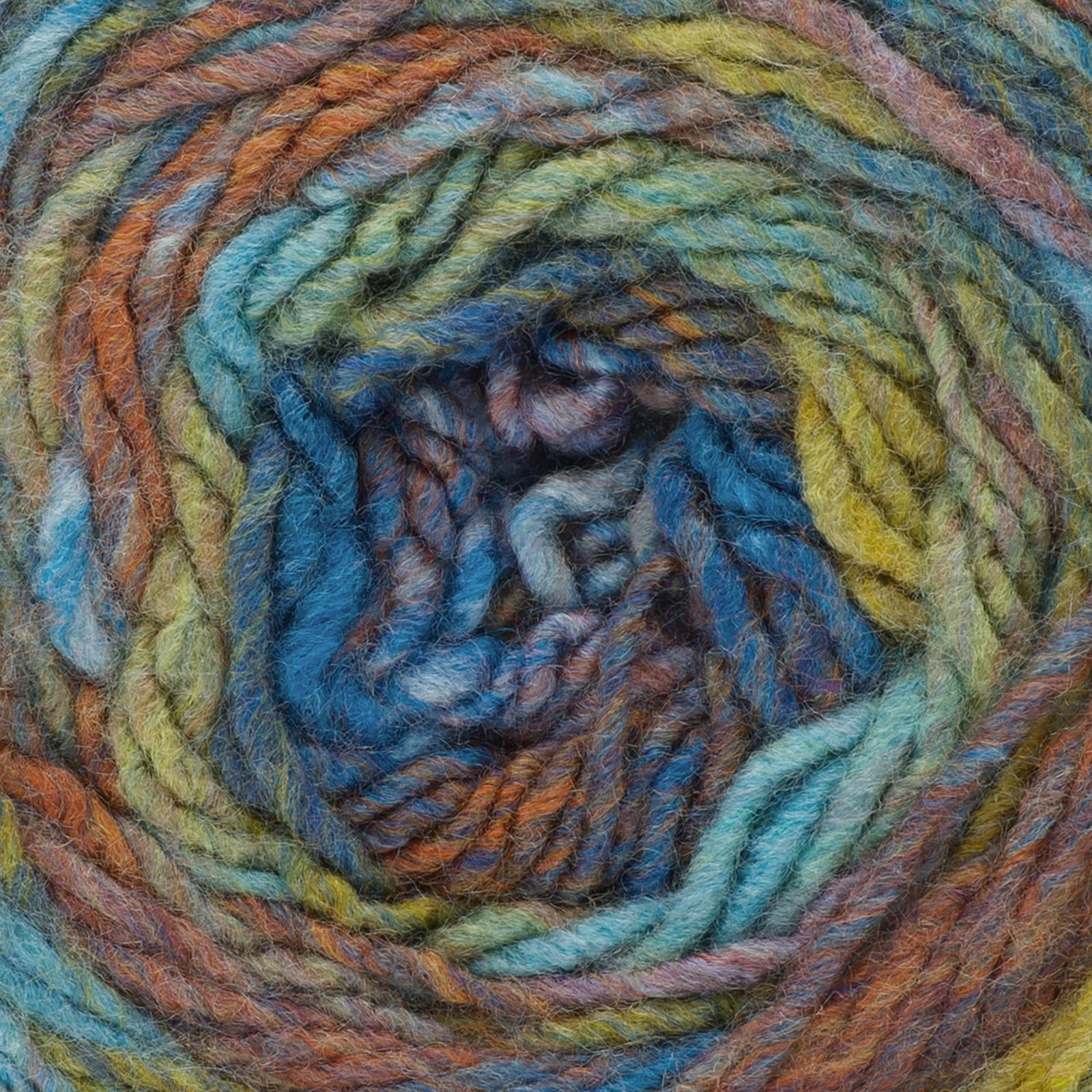 Red Heart Roll with It Melange Medium Acrylic Yarn Worsted #4 Paparazzi 3 Pack