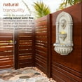 thumbnail image 6 of Alpine Corporation Lion Head Wall Fountain w/ LED Lights, 32 Inch Tall, 6 of 13