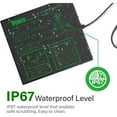 thumbnail image 6 of iPower 20" x 20.75" Seeding Heat Mat Upgraded Carbon Film Indoor Warm Hydroponic Plant Germination Starting Pad Durable Waterproof, Black, 2-Pack, 6 of 7