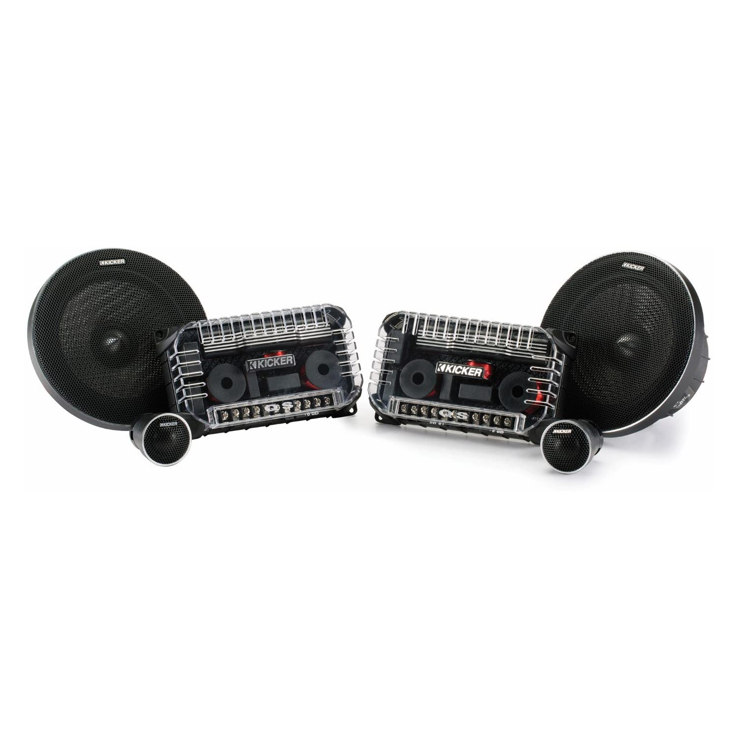 Kicker 41QSS674 QS Series QClass Matched Audio Component System, 6.75