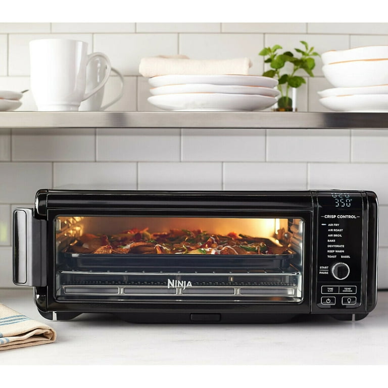 Ninja DT202BK Foodi 8-in-1 XL Pro Air Fry Oven, Large Countertop Convection  Oven, Digital Toaster Oven, 1800 Watts, Black, 12 in.