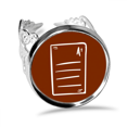 thumbnail image 1 of Paper Achievement Content Course Detection Ring Adjustable Love Wedding Engagement, 1 of 3