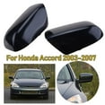 thumbnail image 4 of Fule for Honda for Accord 2003 2004 2005-2007 Door Side Mirror Cover Cap Gloss Black, 4 of 7