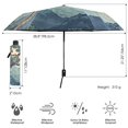thumbnail image 3 of FORMRS Travel Umbrella Folding Auto Open Close Windproof Rain UV Protection, Tree in The Mountains, 3 of 8