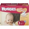 huggies little snugglers diapers, size 1, 92-count