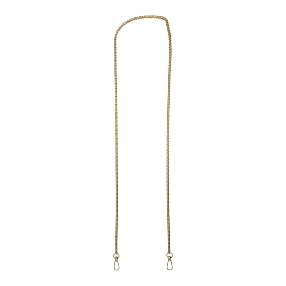 Unique Bargains 1 Pc Sturdy Handbag Strap for Office Light Gold Tone Iron