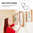 thumbnail image 3 of BESTYASH Wire Picture Hanger Picture Hanging Kit Steel Silver Understated Design 1 Set, 3 of 8
