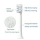 thumbnail image 2 of For T301 MES605 T302 MES608 T501 MES607 Replacement Electric Tooth Brush Heads As Shown, 2 of 5