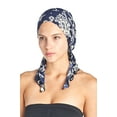 thumbnail image 2 of Ashford & Brooks Women's Pretied Printed Fitted Headscarf Chemo Bandana, 2 of 2