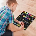 thumbnail image 3 of First Day of School Board Sign 11"x14" Double Sided Reusable and Erasable 1st First & Last Day Chalkboard Sign with 7 Liquid Chalk Markers Photo Prop Gift Back to School Supplies DIY Board for Kinder, 3 of 11